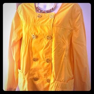 Michael Kors Hard 2 Find Yellow Signature Jacket L